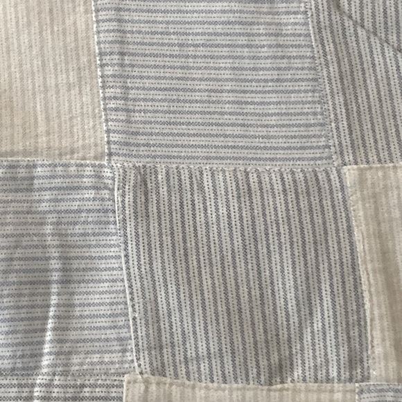 IZOD Vintage Y2K Light Blue & White Madras Plaid Patch Shorts - NEW - Size 36 - Picture 5 of 7